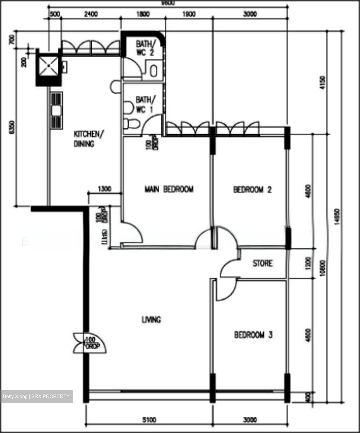 Blk 705 Reservoir Rise (Bedok), HDB 4 Rooms #596406651
